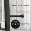 SPORTNOW 3-Tier Dumbbell Rack, Versatile Weight Rack with 4 Weight Rods for Dumbbells, Kettlebells and Plates (Rack Only)