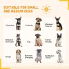 PawHut Heavy Duty Dog Playpen, 8 Panels Dog Pen, 80cm Height Pet Playpen Exercise Pen, with Door, for Small and Medium Dogs