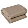 Outsunny 600D Oxford Outdoor Garden Furniture Sofa Set Cover, Waterproof Anti-UV Rattan Sun Lounger Protection Protector Cover, 275L x 205W x 90Hcm, Beige