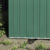 Outsunny 5 x 3ft Garden Storage Shed with Sliding Door and Sloped Roof, Lean to Outdoor Equipment Tool Shed for Garden, Green