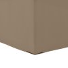 Outsunny 600D Oxford Outdoor Garden Furniture Sofa Set Cover, Waterproof Anti-UV Rattan Sun Lounger Protection Protector Cover, 275L x 205W x 90Hcm, Beige