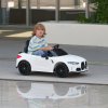 AIYAPLAY BMW M4 Licensed Electric Car for Kids, 12V Kids Electric Ride on with Remote Control, Suspension, Music, Horn, LED Lights, for Ages 3-5 Years, White