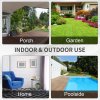 Outsunny 3 Seater Rattan Sofa with 10 cm Thick Padded Cushion, All-Weather PE Wicker Weave Garden Three-seater Bench with Armrests, Brown