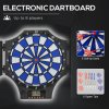 SPORTNOW Electronic Dartboard Set with 31 Games, 285 Programs, Cabinet, 6 Soft Tip Darts, 6 Spare Tips, LCD Scoring Indicator for Party, Game Night, Gift