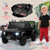 AIYAPLAY Land Rover Licensed Electric Car for Kids, 12V Battery-Powered Kids Ride On Car with Remote Control, Music, Horn, Suspension Wheels, LED Lights, Off-Road Toy for 3-5 Years Old, Black