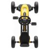 AIYAPLAY Pedal Go Kart for Kids, Children Ride-On Race Car with Silent EVA Tyres, for 2-5 Years, Yellow