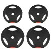SPORTNOW Olympic Weight Plates Set, Barbell Plates Disc with 1