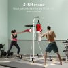 HOMCOM Freestanding Boxing Punch Bag & Speed ball Station, for Home Gym, White
