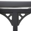 Outsunny Outdoor Patio Wall-mounted 4.35 x 3(m) Gazebo Pergola, Aluminum Post, PC Roof