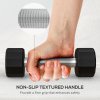 SPORTNOW Dumbbells Set, Hand Weights Pair with 12-Sided Shape and Non-Slip Grip for Men Women Home Gym Workout, 2 x 2kg