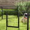 PawHut Dog Pen 8 Panels Puppy Pen Heavy Duty Pet Playpen for Indoor Outdoor for Dogs, Rabbits, Ducks 60cm High