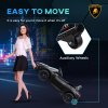 AIYAPLAY Lamborghini Revuelto Licensed Electric Car for Kids with Butterfly Doors, 12V Kids Electric Ride On with Suspension, Remote Control, LED Lights, Horn, USB, MP3 for 3-5 Years, Black