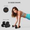 SPORTNOW Dumbbells Set, Hand Weights Pair with 12-Sided Shape and Non-Slip Grip for Men Women Home Gym Workout, 2 x 8kg