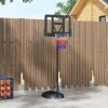 SPORTNOW Height Adjustable Basketball Hoop and Stand, Free Standing Portable Basketball Hoop System with Weighted Base and Wheels, for Kids Junior Adults, 1.7-2.3(m)