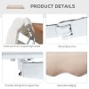Outsunny 4x2.5m Retractable Manual Awning Window Door Sun Shade Canopy with Fittings and Crank Handle Beige
