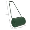 Outsunny 63 L Heavy Duty Water Or Sand Filled 30cm Garden Steel Lawn Roller Drum - Dark Green