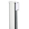 PawHut Retractable Stair Gate for Dogs, Pet Mesh Safety Gate Extends up to 115cm for Doorways Indoor- Grey