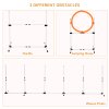 PawHut 3 Piece Pet Agility Training Equipment Dog Play Run Jump Obedience Training Set Adjustable (Pole + Hoop + Hurdle)
