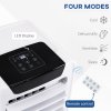 HOMCOM 10000 BTU Air Conditioning Unit, 3-in-1 Portable Air Conditioner, Dehumidifier, Cooling Fan with Remote Control, LED Display, 2 Speeds, 24H Timer, Window Venting Kit, 30m²