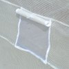 Outsunny 6 x 3 x 2 m Polytunnel Greenhouse with Metal Frame, Zippered Door and 8 Windows, Walk in Polytunnel Tent for Garden and Backyard, White