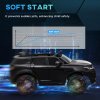 AIYAPLAY Land Rover Discovery Sport Licensed Kids Electric Car, 12V Ride on Car with Remote Control, LED Lights, Music, Horn, for Ages 3-6 Years, Black