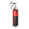 SPORTNOW 3ft Unfilled Punching Bag Set with Boxing Bag Bracket, Heavy Bag with Boxing Gloves, Hand Wraps, 360° Swivel Hook