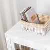 PawHut Furniture Style Dog Crate with Two Doors, End Table Pet Cage Kennel with Locks, for Medium Dogs - White