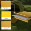 Outsunny Self-Inflating Camping Mat Sleeping Pad, 5cm Thick Single Air Mattress with Carry Bag for Hiking, Camping, Travel, 200 x 65 x 5cm, Khaki