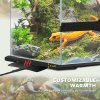 PawHut Glass Reptile Terrarium, 40L Vivarium for Lizards, Frogs, Snakes, Turtles, Tortoises, with Ventilation, 30 x 30 x 45cm