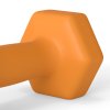 SPORTNOW Set of 2 Hex Dumbbells, Neoprene Weights Pair with Non-Slip Grip, Home Gym Fitness Training Equipment, 2 x 1.5kg, Orange