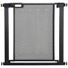 PawHut Pressure Fit Safety Gate for Doorways and Staircases, Dog Gate w/ Auto Closing Door, Pet Barrier for Hallways w/ Double Locking, Openings 75-82 cm - Black