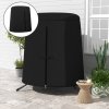 Outsunny Hanging Egg Chair Cover, Outdoor Single Swing Chair Cover, Waterproof Anti-dust Furniture Protector with Zipper, 300D Oxford Fabric for 200 x 230 cm Stand, Black