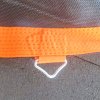 SPORTNOW Trampoline Replacement Mat with Eight Rows of Stitching, Spring Pull Tool, 72 V-Hooks, for 12ft Trampoline, Using 14cm Springs, Trampoline Jumping Mat, Orange