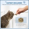 PawHut Cat Scratcher, 2-in-1 Cat Scratching Board with Catnip, Cardboard Lounge for Indoor Cats