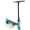 AIYAPLAY Electric Scooter for Kids Ages 6-14, with Dual Brakes, Flash Wheel and Colourful Light, Kids Electric Scooter E Scooter, Up to 12 KM/H & 10 KM, Blue