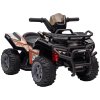 HOMCOM 6V Kids Electric Ride on Car Toddlers Quad Bike All Terrain Vehicle Toy With Music for 18-36 months Black