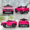 AIYAPLAY Mercedes-Benz GLC Coupe Licensed Kids Ride on Car, 12V Battery Powered Kids Electric Car with Remote Control, Soft Start, LED Light, Music, MP3, 3 Speed, for 3-6 Years, Pink