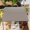 Outsunny Corrugated Roofing Sheets, Pack of 12, Galvanised Metal Roofing Sheets for Greenhouse, Garage, Storage Shed, Carport, 129 x 45cm, Grey Wood Effect