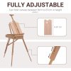 HOMCOM Wooden Art Easel Tripod Sketch Artist Painters Craft Portable Folding Drawing Board Lightweight