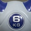 SPORTNOW Kettlebell, 6kg Kettle Bells with Handle for Home Gym Weight Lifting and Strength Training, Purple and Grey