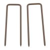 Outsunny Expanding Fence Panel, Freestanding Aluminium Alloy Trellis Fence with Movable Scissor Grid and Wheel, 52-405cm Foldable Decorative Garden Fence for Patio Pet Safety, Dark Brown