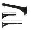 SPORTNOW Punch Bag Bracket, 5-Length Adjustable Boxing Bag Bracket, Heavy Duty Punch Bag Wall Bracket, for Home Gym, Kickboxing, Muay Thai, Punching Training