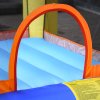 Outsunny 3-in-1 Kids Bouncy Castle with Slide Trampoline Basket, Inflatable Bounce House with Blower for Kids Age 3-8 Monster Design 2.5 x 1.8 x 1.75m