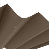 Outsunny Retractable Pergola Roof, Sun Shade Cover, UV30+ Protected Replacement Canopy Fabric for 3 x 2m Pergola Frame, Coffee