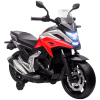 AIYAPLAY Honda Licensed 12V Kids Electric Motorbike, Ride on Motorcycle with Music, Headlights, Early Education Function, 2 Training Wheels, for 3-6 Years - Red