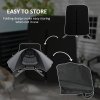 Outsunny Hanging Egg Chair Cover, Outdoor Single Swing Chair Cover, Waterproof Anti-dust Furniture Protector with Zipper, 300D Oxford Fabric for 200 x 230 cm Stand, Black