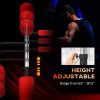 HOMCOM 3-in-1 Boxing Punching Bag Free Standing with 2 Speed Balls, 360 Degree Relax Bar, PU-Wrapped Boxing Bag and Fillable Base, 160-230cm Adjustable Height, Red