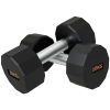 SPORTNOW Dumbbells Set, Hand Weights Pair with 12-Sided Shape and Non-Slip Grip for Men Women Home Gym Workout, 2 x 10kg