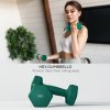 SPORTNOW Dumbbells Set with Carry Storage Rack, Set of 6 Weights for Home Gym, Kettlebell Training Weight Lifting Exercise, 2 x 1kg, 2 x 2kg, 2 x 3kg, Grey
