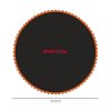 SPORTNOW Trampoline Replacement Mat with Eight Rows of Stitching, Spring Pull Tool, 72 V-Hooks, for 12ft Trampoline, Using 14cm Springs, Trampoline Jumping Mat, Orange